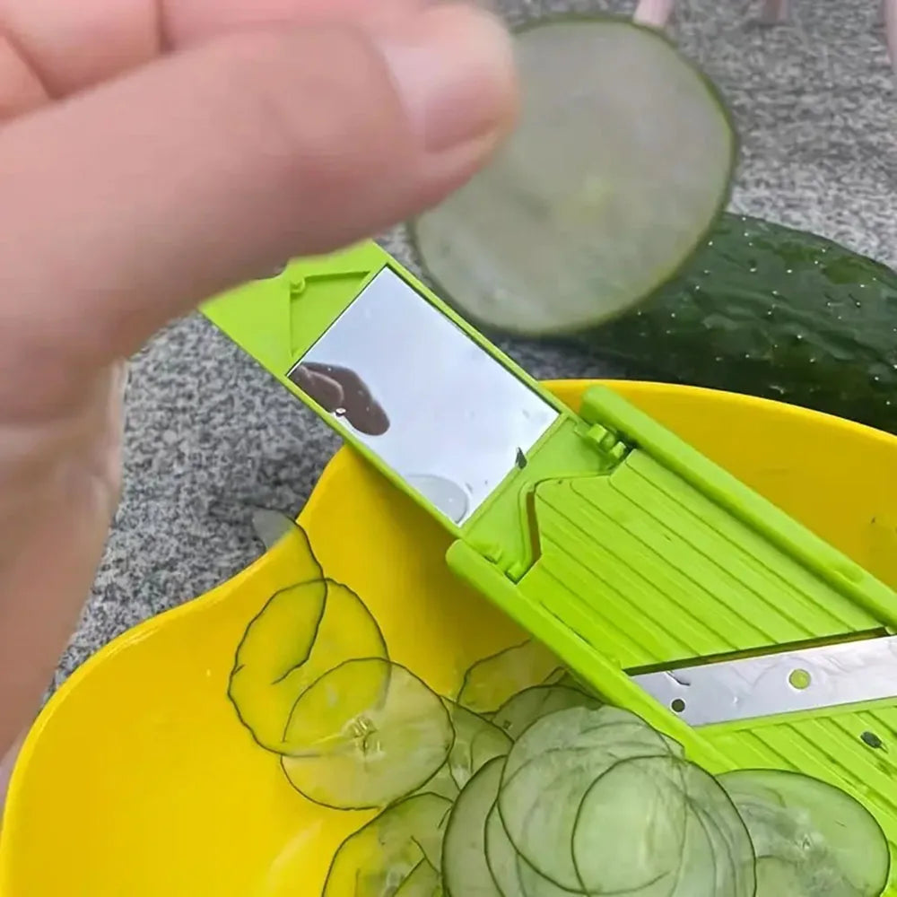 Ultra Thin Cucumber Slicers With Mirror For Mask Beauty Slicer Cucumber Sharpener Peeler Kitchen Fruit & Vegetable Tools Knife