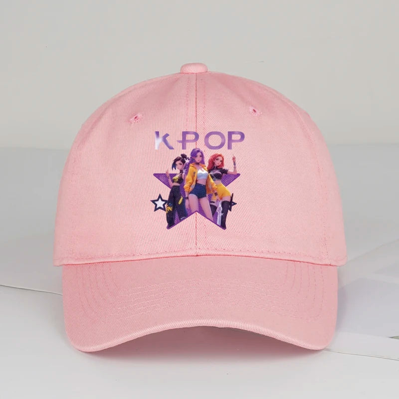 K-POP Cartoon Girl Group Star