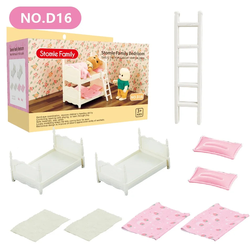 Miniature Furniture Forest Family