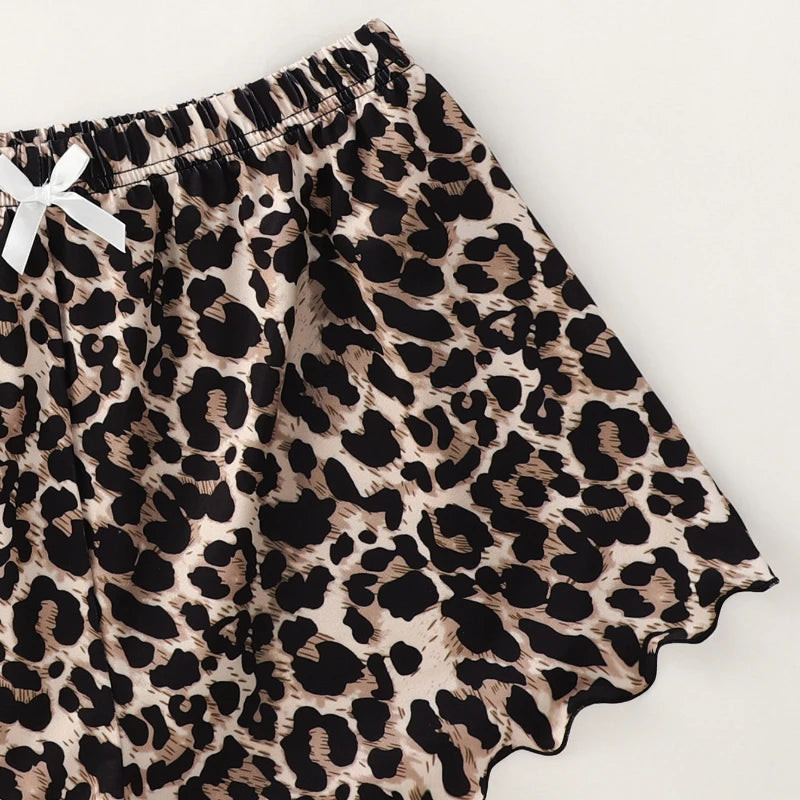 Leopard Print Sling Sleepwear