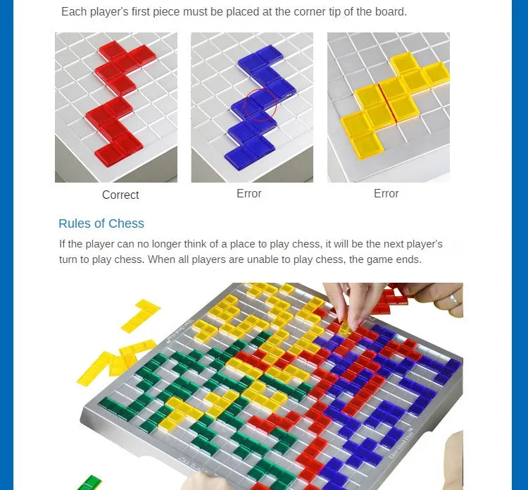 Children Intellectual Puzzle Board