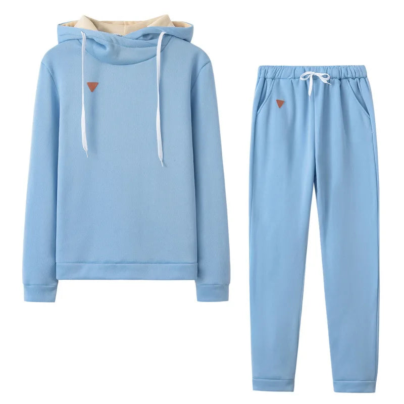 Fleece Long Sleeve Two-Piece Set