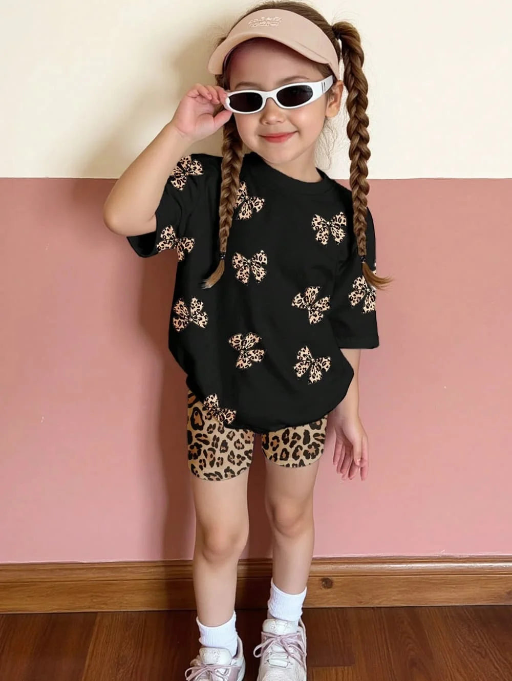 Bow shorts & tshirt Set