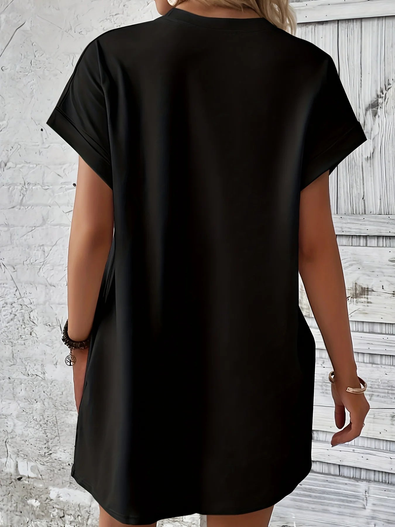 Loose Moon & Earth tshirt dress