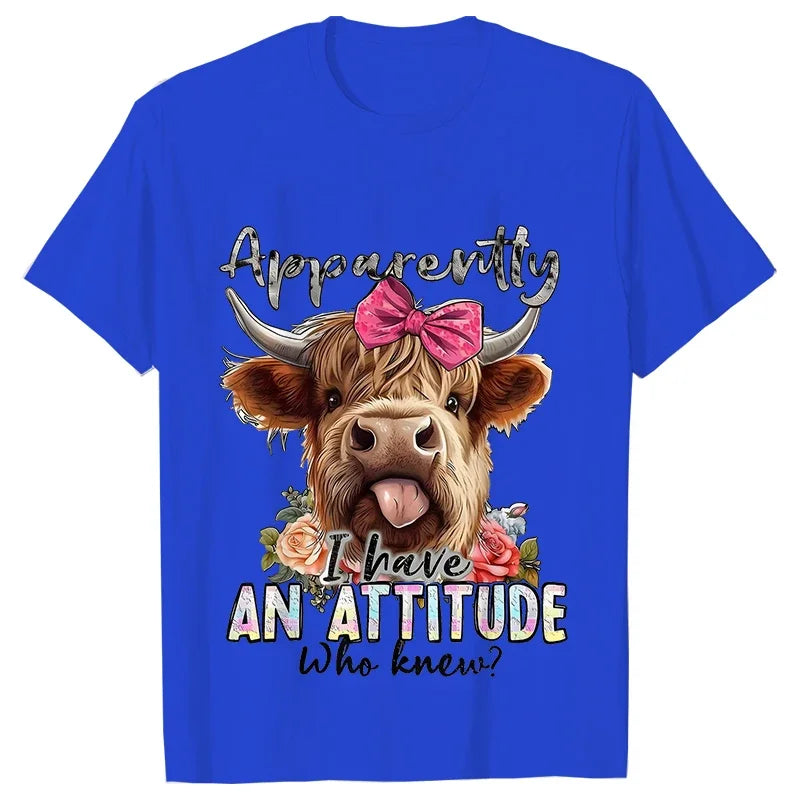 Highland Cow Print T-Shirts