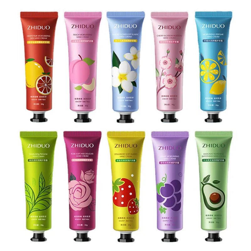 10pcs Fruity Flowery Hand Cream Sets