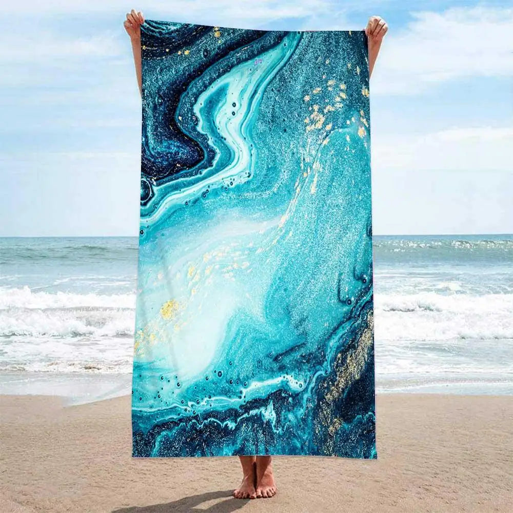 Summer No Sand Free Fruit Beach Towel Microfiber Outdoor Water Sports Towel Swimming Sunscreen Quick Dry Mandala Bath Towels