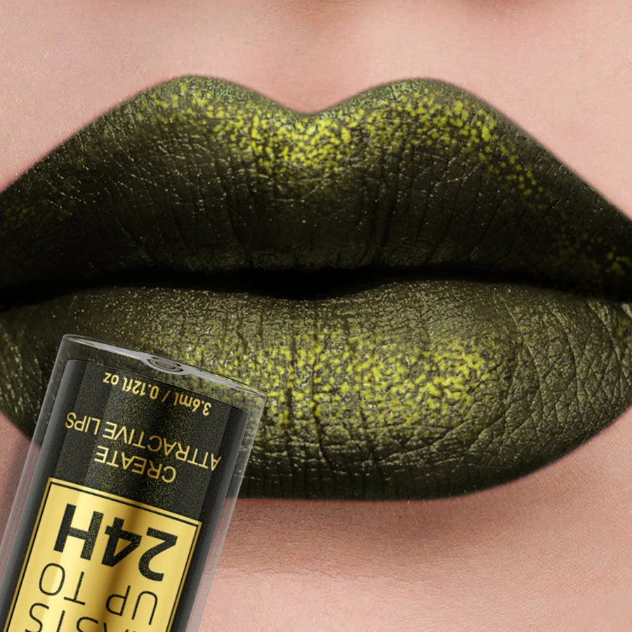 14 Colors Glitter Metallic Lip Glaze