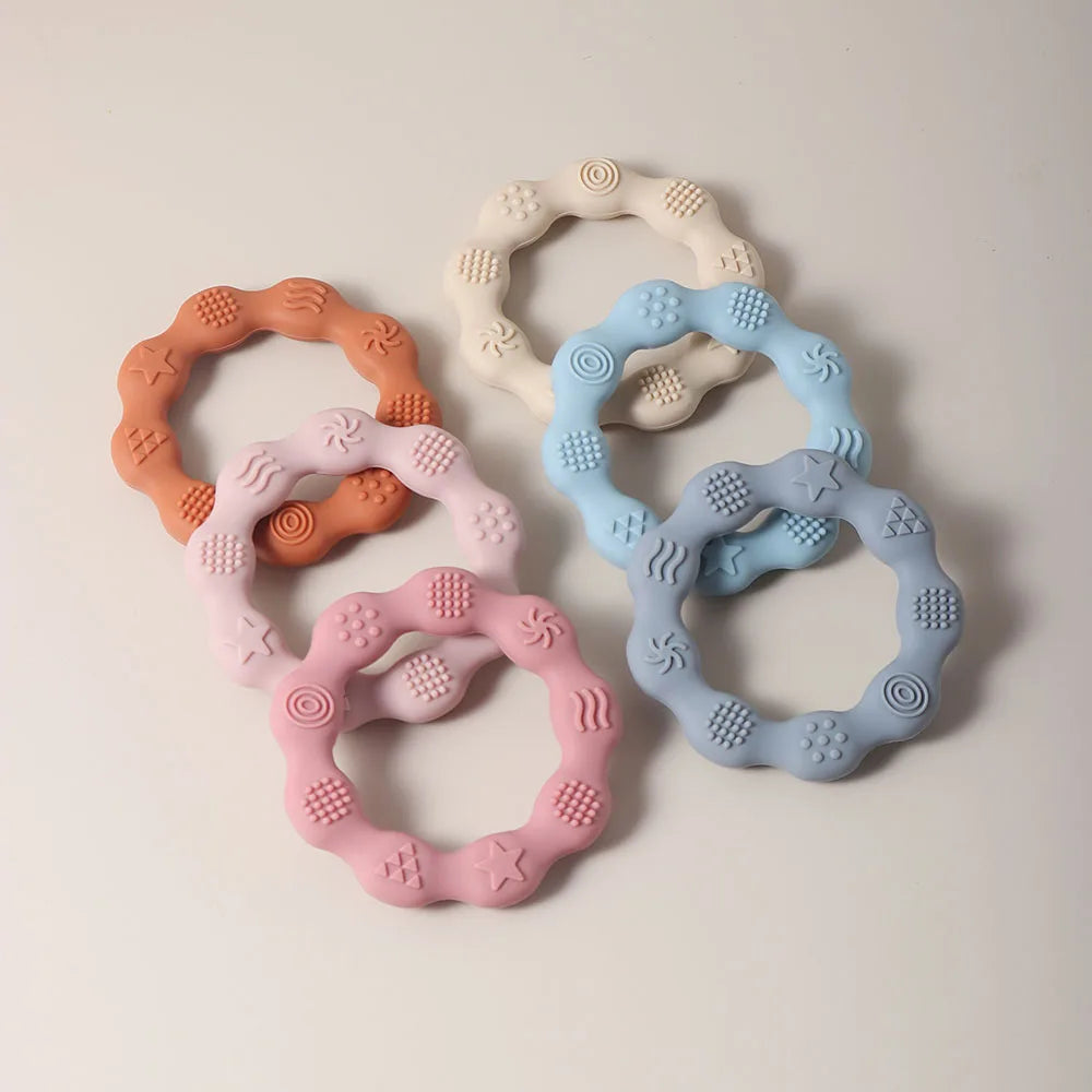 silicone ring teether