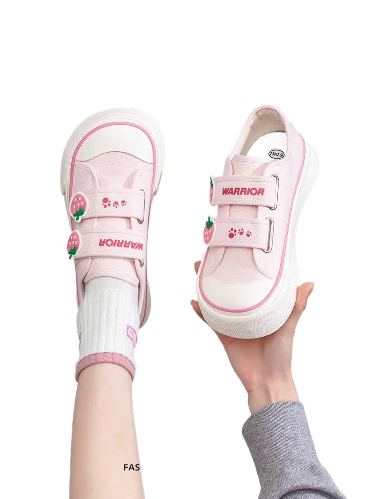 Strawberry Powder Canvas Shoes