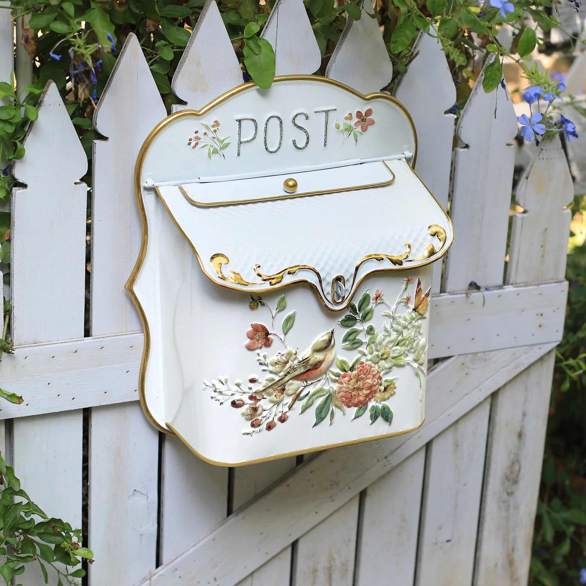 Garden Decoration Crafts, Wall Mounted Post Box, Vintage Mailboxes, Metal Farmhouse Letter Box