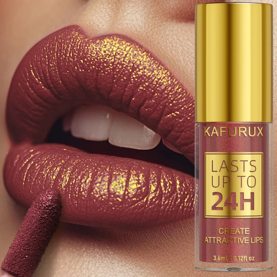 14 Colors Glitter Metallic Lip Glaze