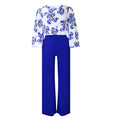 Printed Lace-Up Casual Set