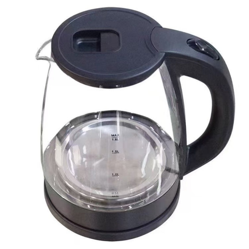 2L Electric Kettle Fast Boil Quiet Glass Kettle 360 Blue LED Boil-Dry Protection