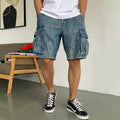 Pocket Denim Shorts Men