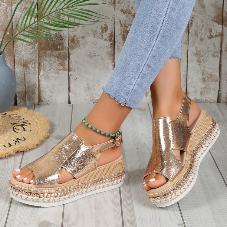 Isla Peep-Toe Sandals