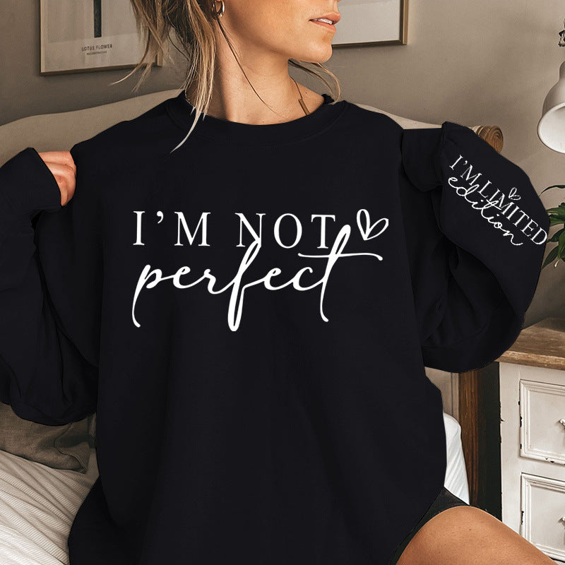 Cross-border Women's Fashionable Letter Printed Sweater
