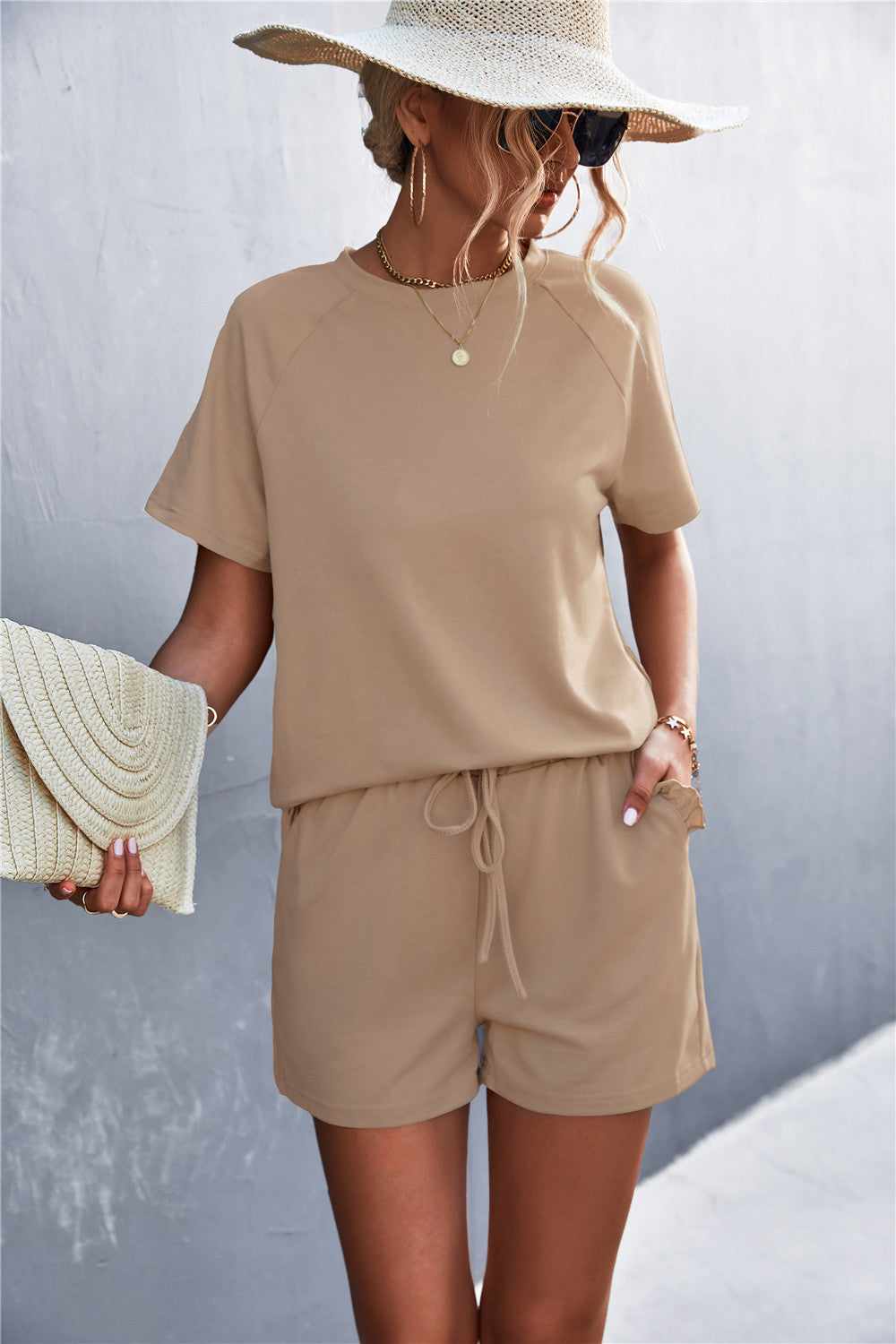 Tied Shorts set