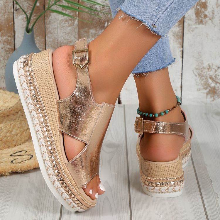 Isla Peep-Toe Sandals