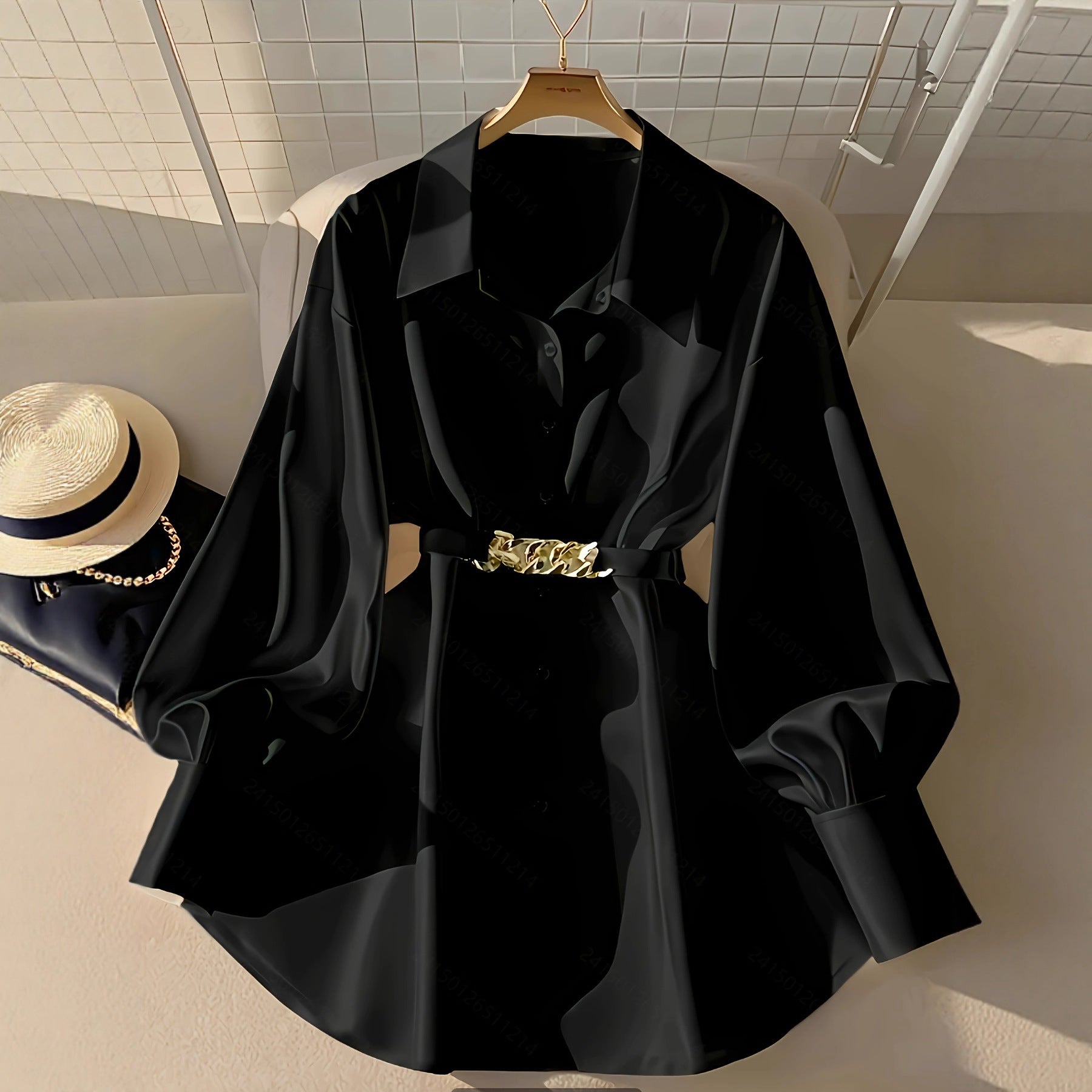 Lantern Sleeve Shirt