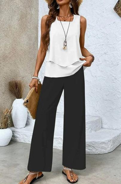 Flourish pants and top set