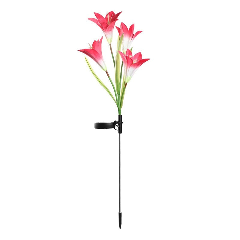 Color LED Solar Lawn Lamp Courtyard Ground Lamp