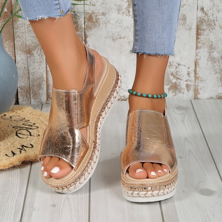 Isla Peep-Toe Sandals