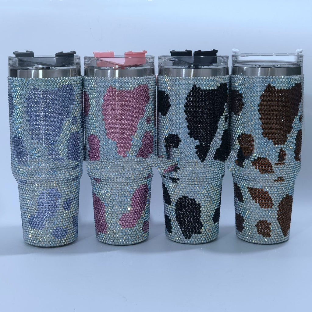 40OZ Stainless Steel Diamond Insulated Cup