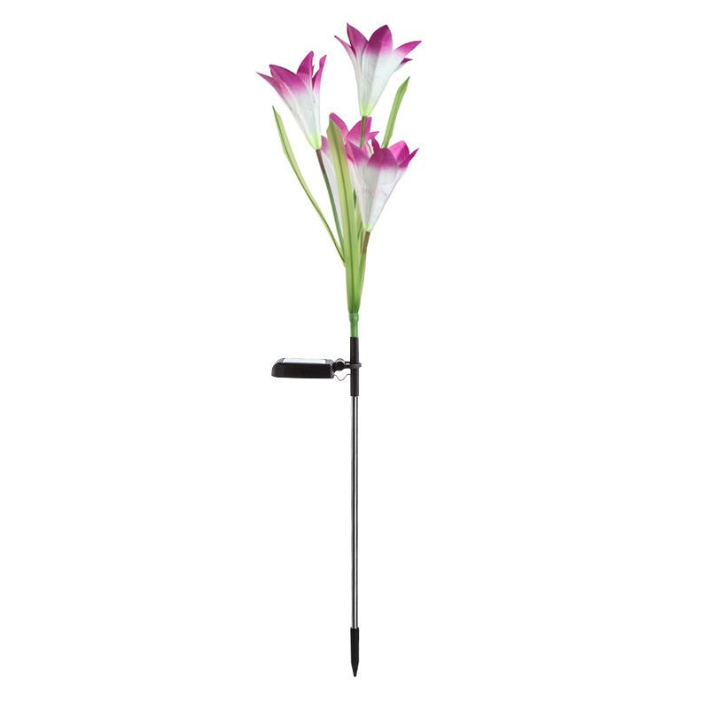Color LED Solar Lawn Lamp Courtyard Ground Lamp