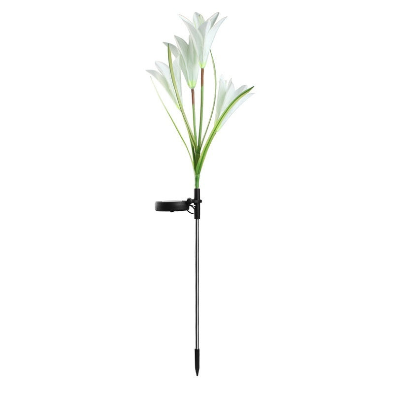 Color LED Solar Lawn Lamp Courtyard Ground Lamp
