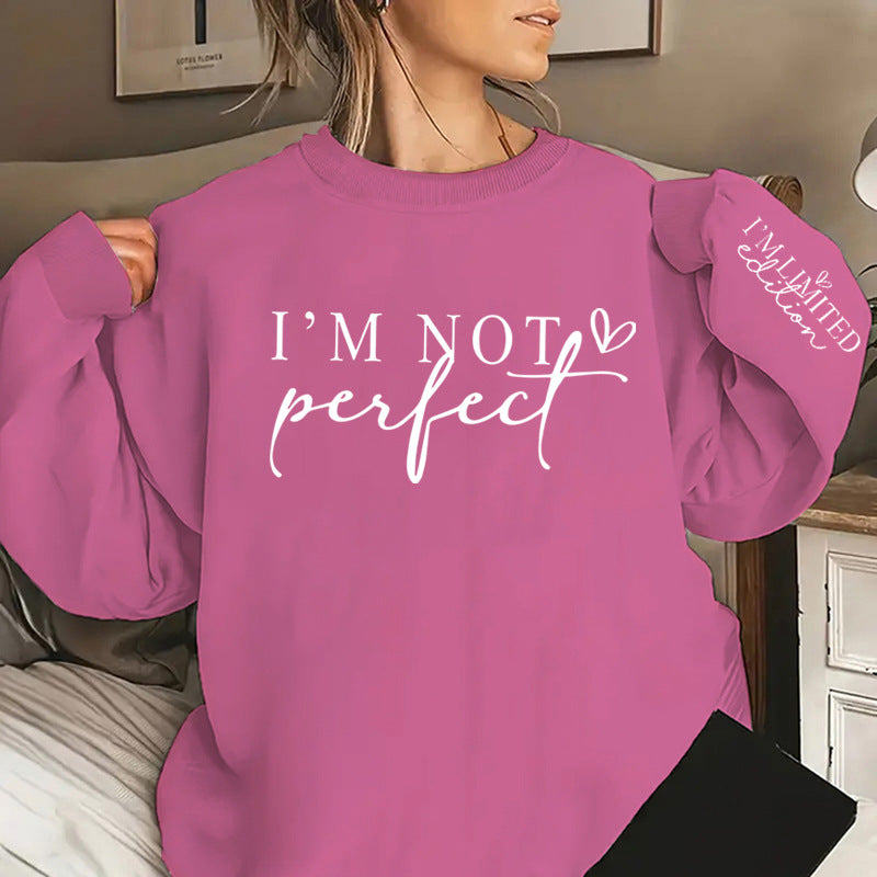 Cross-border Women's Fashionable Letter Printed Sweater