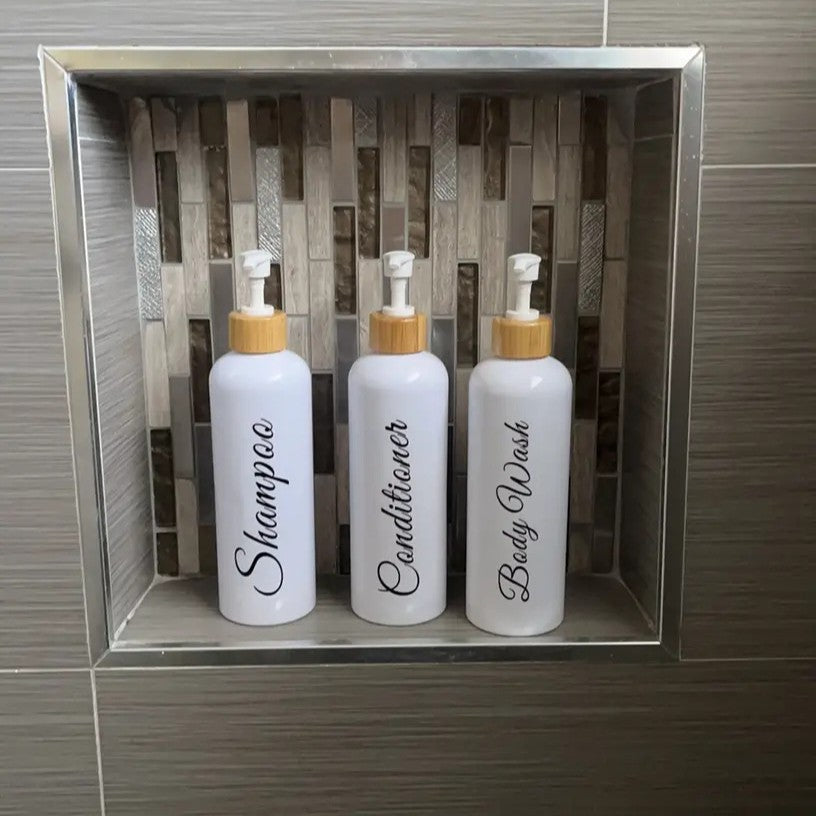 Thickened 3-piece Set Of 500ml Refillable Travel Bottles
