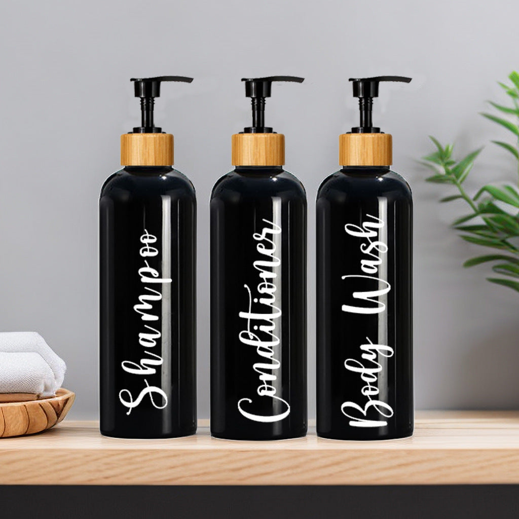 Thickened 3-piece Set Of 500ml Refillable Travel Bottles