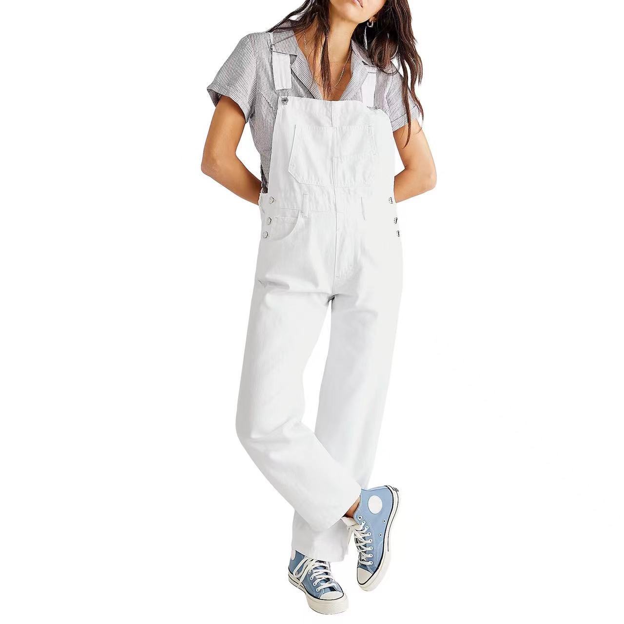 Chloe High-Waisted Jumpsuit with pockets
