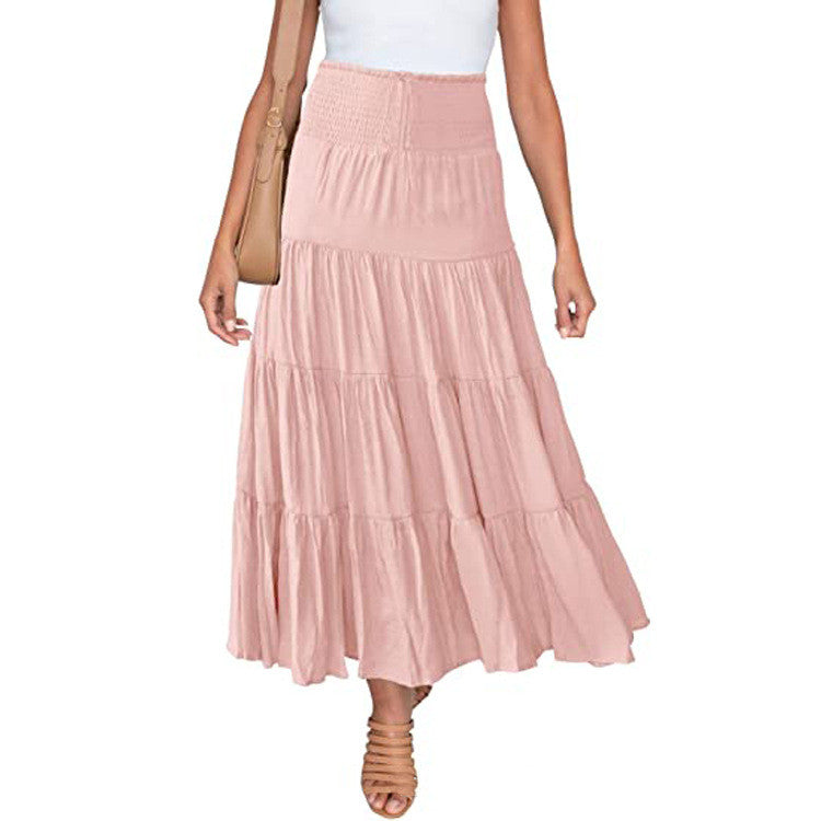 High Waist Bohemian Long Skirt