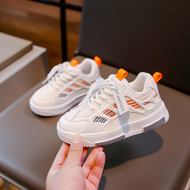 Childrens breathable trainers