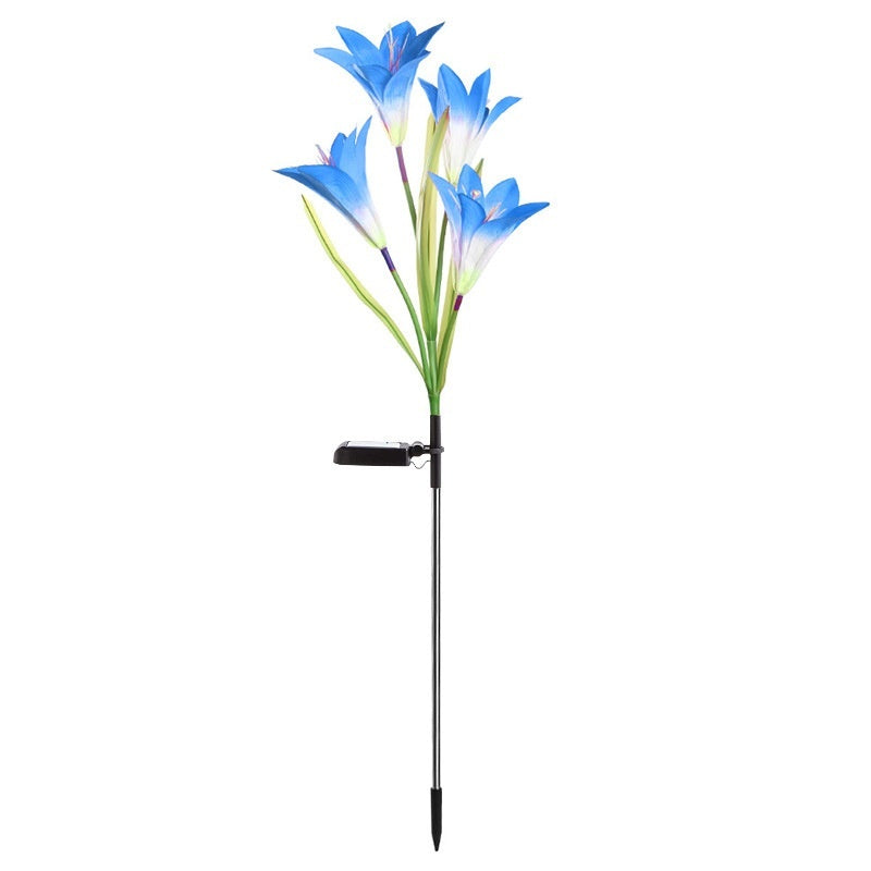 Color LED Solar Lawn Lamp Courtyard Ground Lamp