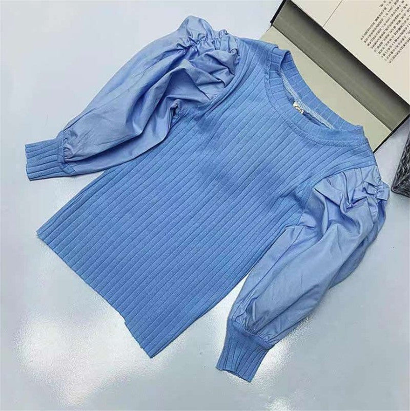 Puff Sleeve Bottoming Shirt