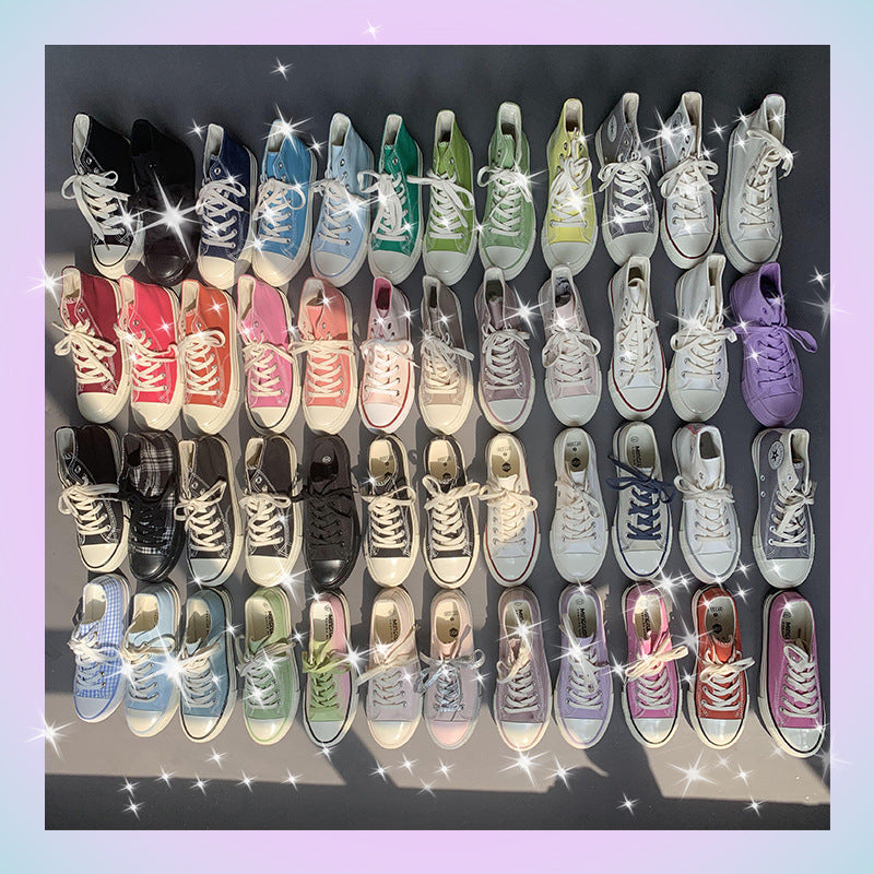 Canvas pumps