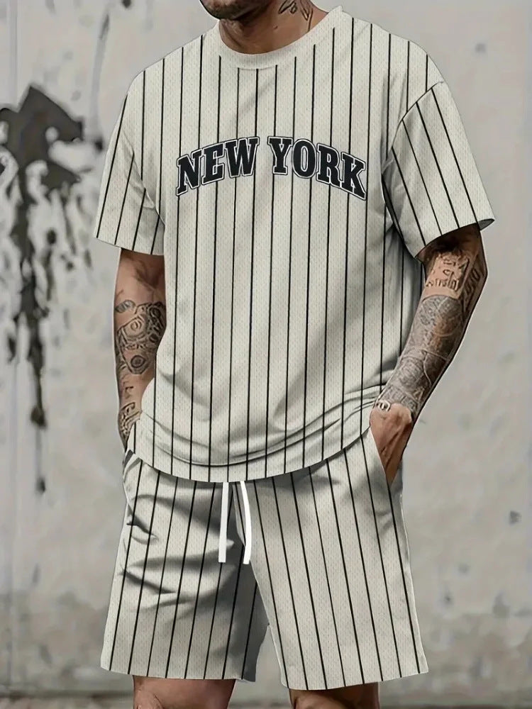 New York tshirt and short set