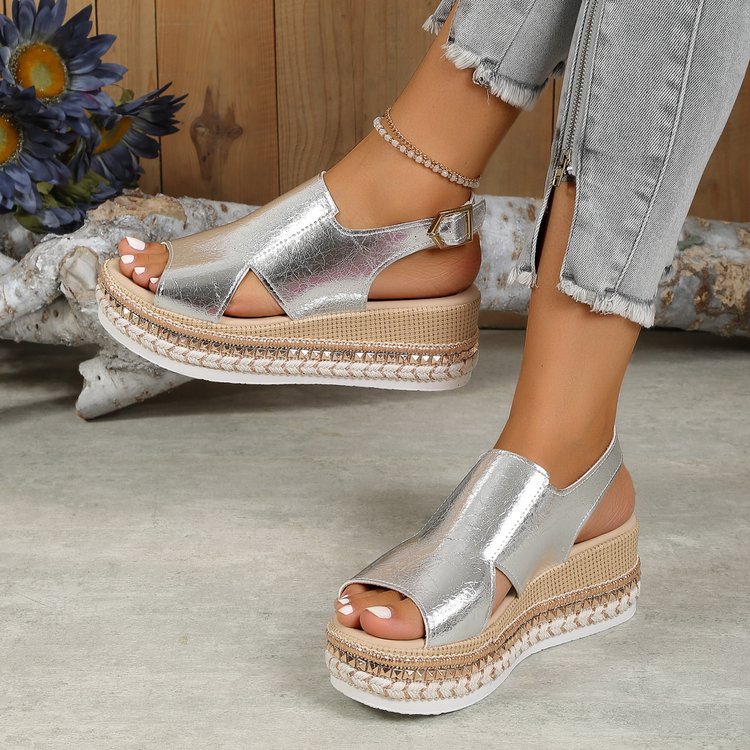Isla Peep-Toe Sandals