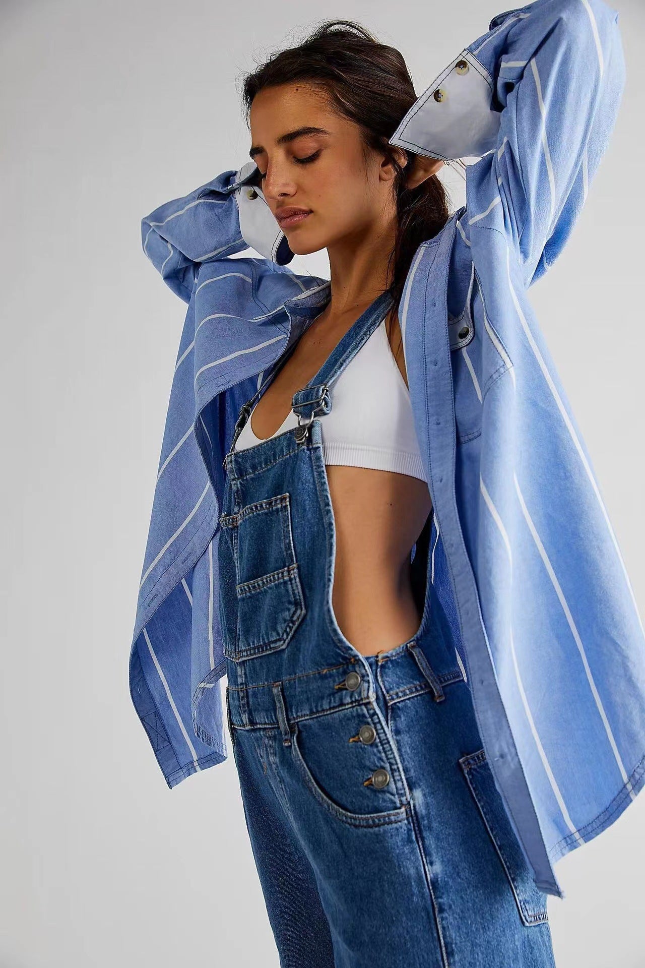 Chloe High-Waisted Jumpsuit with pockets
