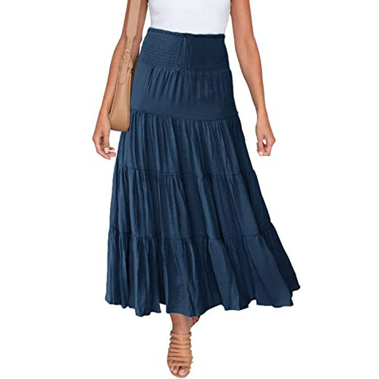 High Waist Bohemian Long Skirt