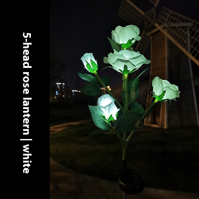 Color LED Solar Lawn Lamp Courtyard Ground Lamp