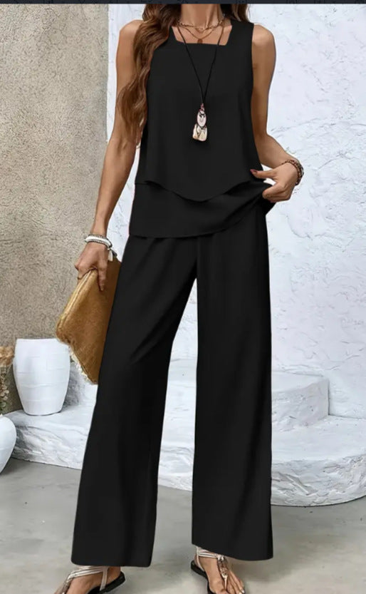 Flourish pants and top set